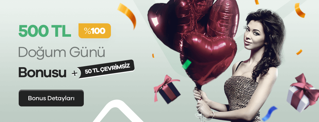 Sahabet'te Çevrimsiz 50 TL Doğum Günü