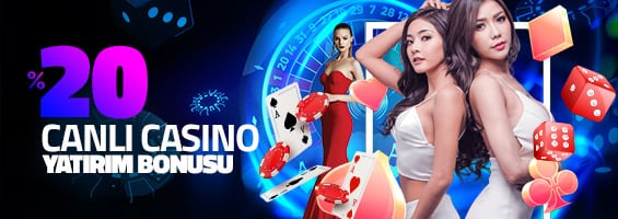 %20 Canlı Casino Yatırım Bonusu